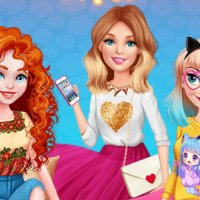 Barbie, Elsa und Merida