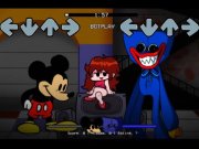 FNF: Mouse.AVI & Huggy Wuggy Sings Happy and Unhappy