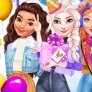 Elsa, Moana și Merida Patinaj Party