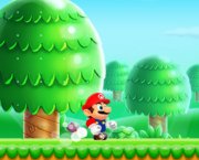 Super Mario corre