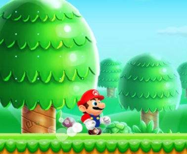 Super Mario laufen