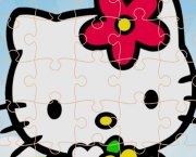 Hello Kitty ile Jigsaw Puzzle