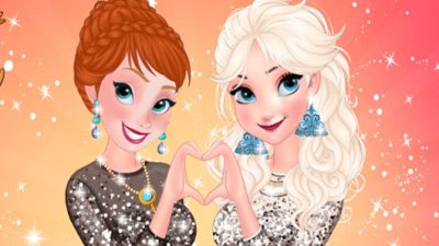 Elsa ve Anna Facebook'ta Olay