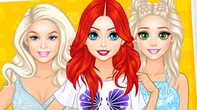 Ariel, Barbie e Rapunzel Sfida di Instagram