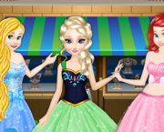 Princesas da Disney na loja de animais