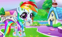 Pony arcoiris para cuidar