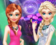 Elsa und Anna einen Abend