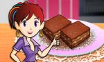 Receita de bolo de nata da Sara - Jogos para Meninas