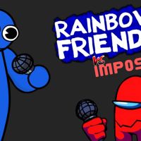 FNF Roblox: Friends to Your End but Rainbow Friends vs Impostor