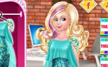 Игра Барби Прически и Макияж - играть онлайн бесплатно
