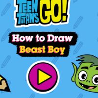 Teen Titans Go'dan Beast Boy nasıl çizilir