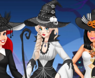 Schwarz-Weiß-Mode für Halloween