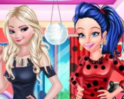 Elsa And Ladybug In College