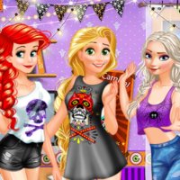 Ariel, Roszpunka i Elsa: Kostiumy Halloween