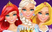 Elsa, Rapunzel, és Ariel szépségszalon