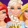 Elsa, Rapunzel, és Ariel szépségszalon
