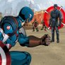Capitan America asalto a la organización Hydra