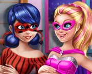 Ladybug Miraculous und Super Barbie