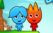 Красный мальчик и синяя девочка