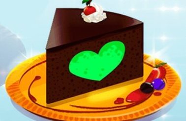 Ciasto czekoladowe w kształcie serca