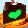 Gâteau au chocolat en forme de coeur