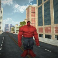 Hulk difende la città